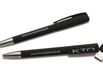Werbekugelschreiber individuell bedruckt im Tampondruck-Verfahren