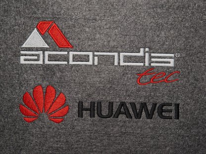 Werbe-Shopper mit individueller Bestickung