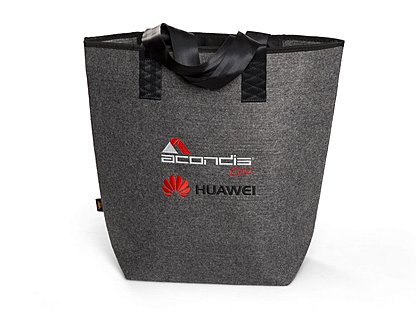 Werbe-Shopper mit individueller Bestickung