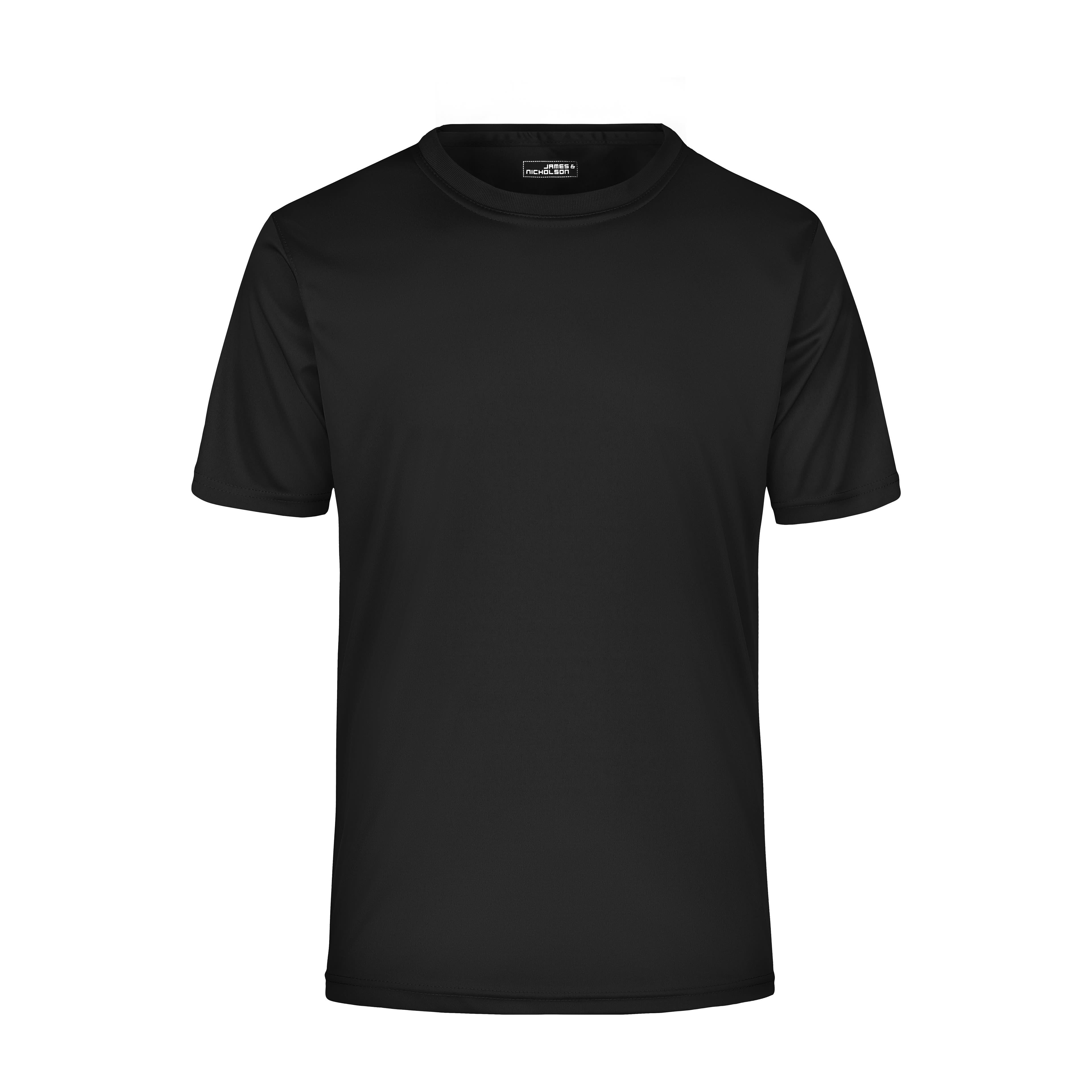 Werbe-Funktionsshirt für Herren in black