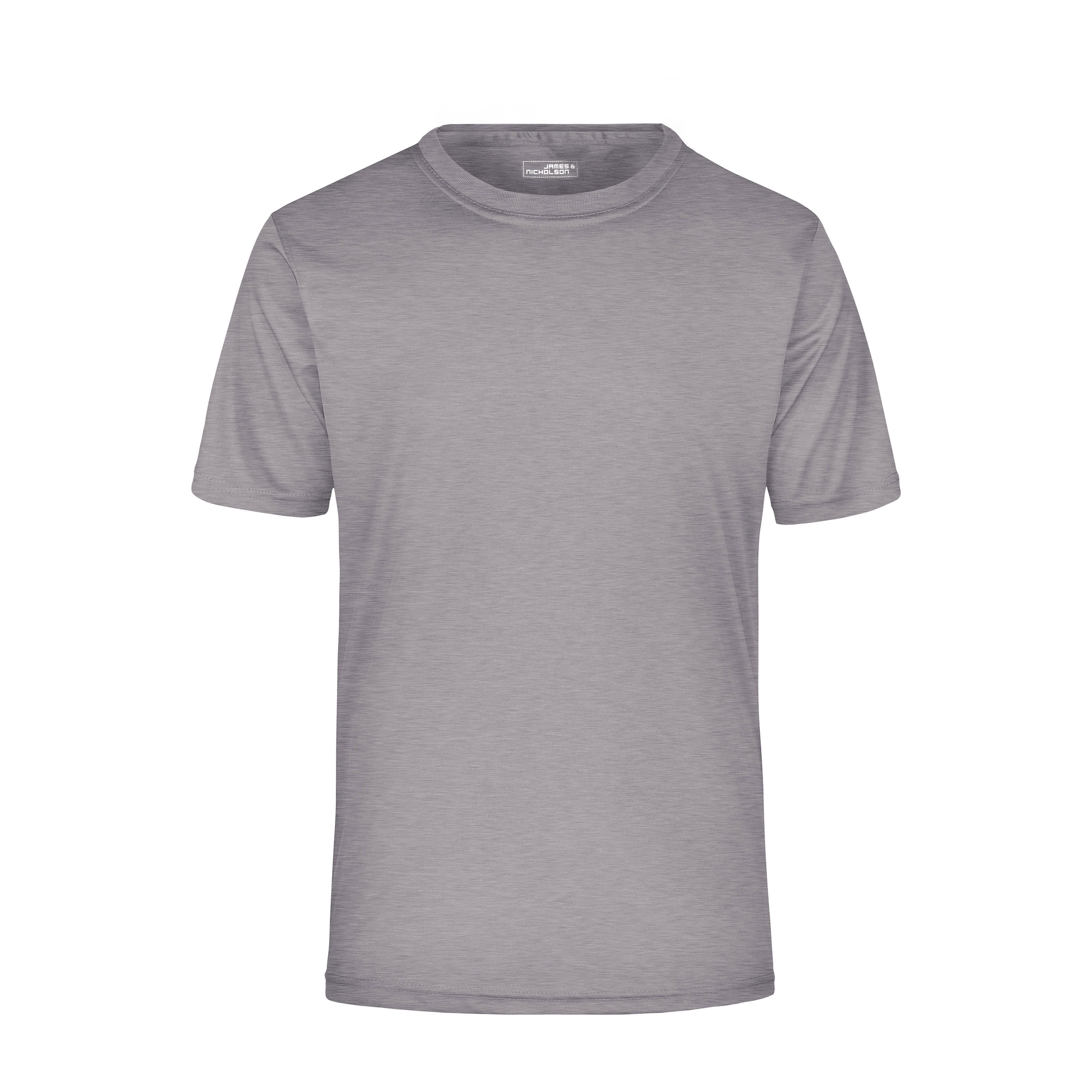 Werbe-Funktionsshirt für Herren in light-melange