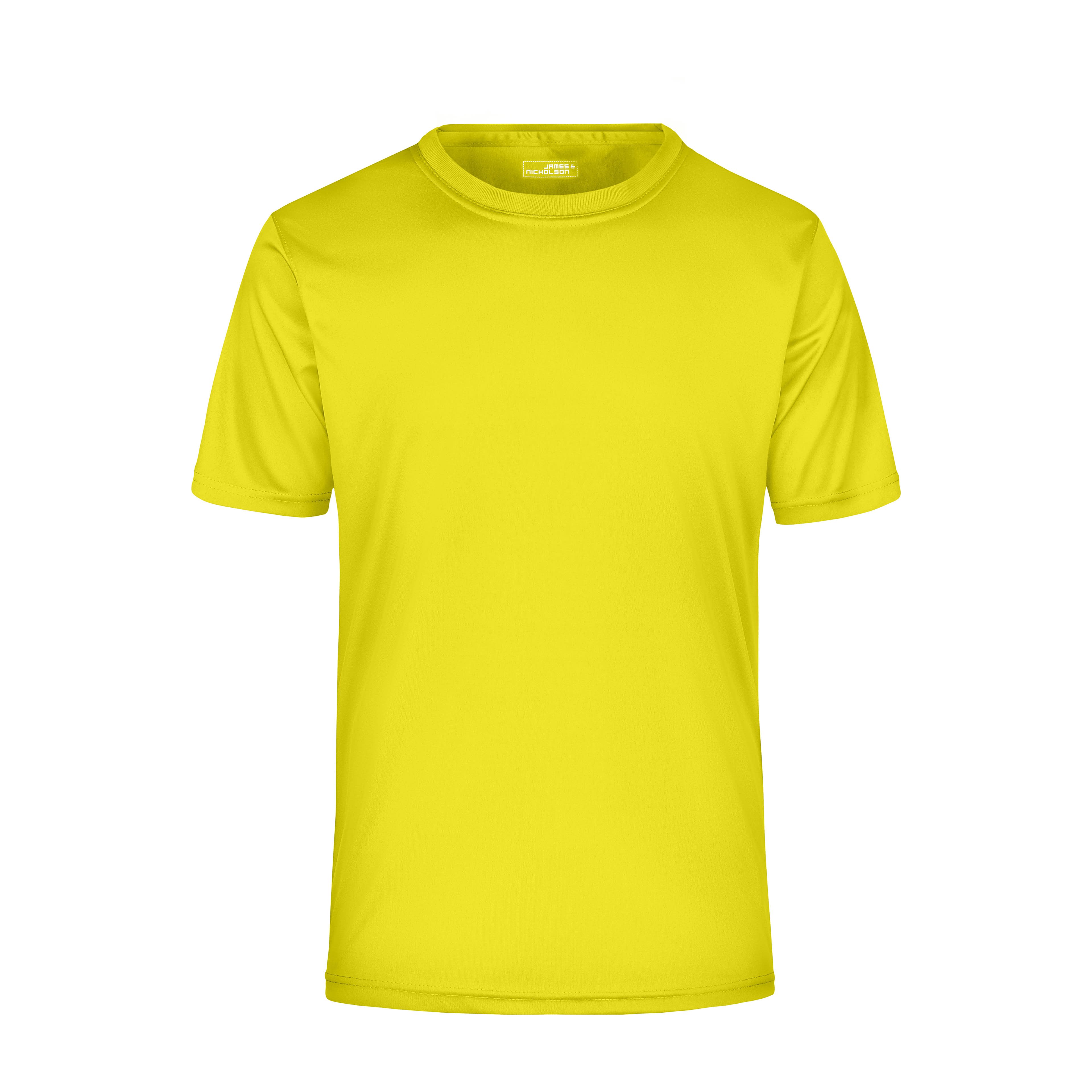 Werbe-Funktionsshirt für Herren in yellow