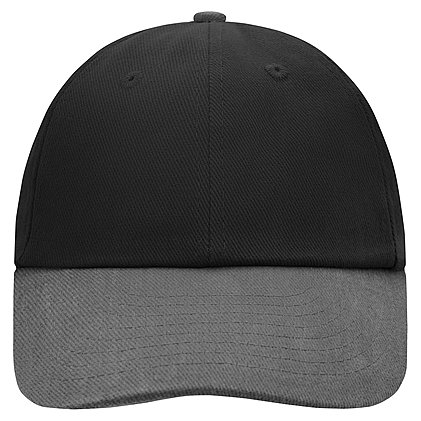 Werbe-Allround-Cap 6 Panel Raver in Black/Charcoal
