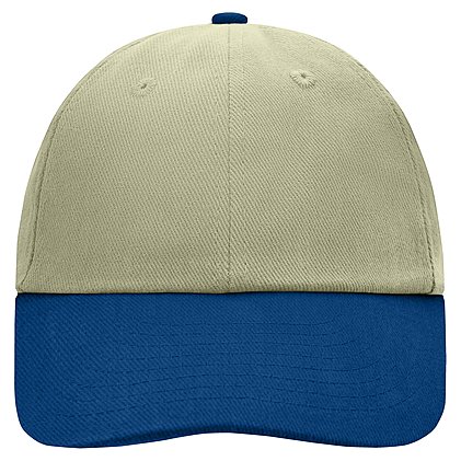 Werbe-Allround-Cap 6 Panel Raver in Light-Khaki/Navy