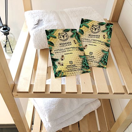 Werbe-Kräuterbad geeignet für Wellness, Hotellerie und Tourismusbranche