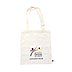 Werbe-Baumwolltasche Fairtrade natur, mit langen Griffen