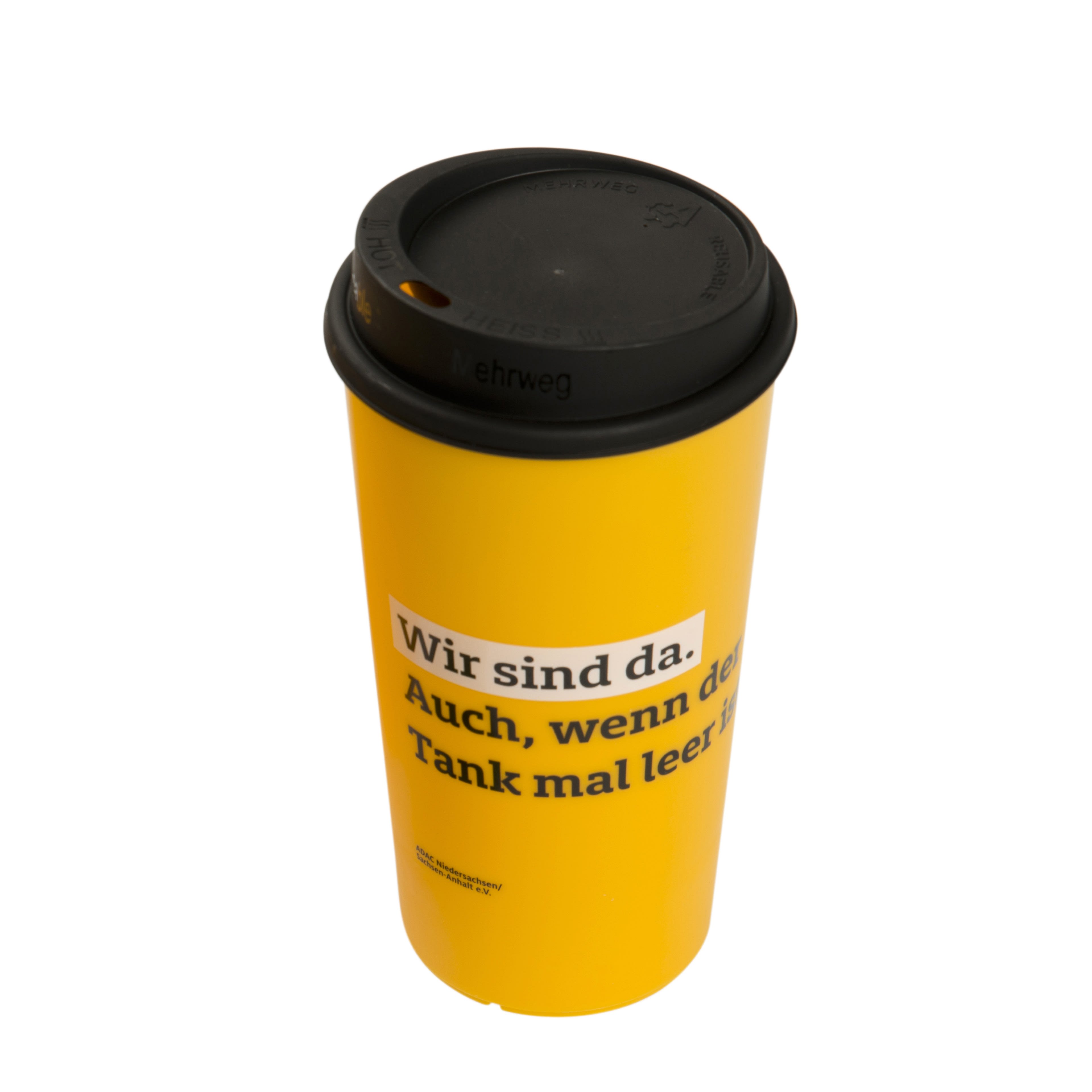 Werbe-Kaffeebecher mit 400ml Fassungsvermögen und individueller Werbeanbringung