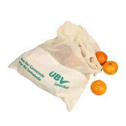Werbe-Baumwollbeutel für Obst und Gemüse, individuell bedruckt