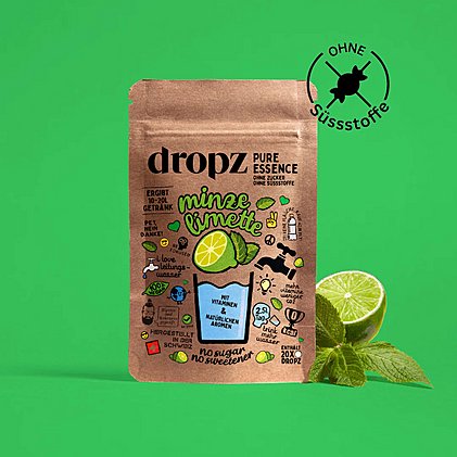 Werbe-dropz, 20 Stück / 10-20L - Minze Limette - Pure Essence