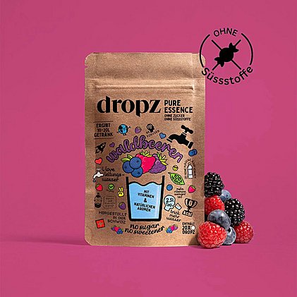 Werbe-dropz, 20 Stück / 10-20L - Waldbeeren - Pure Essence