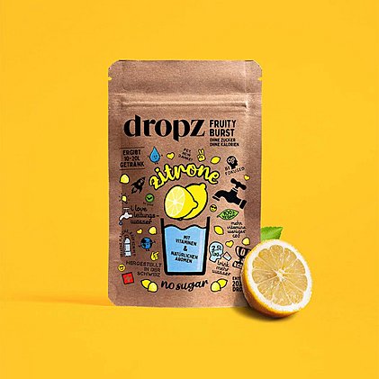 Werbe-dropz, 20 Stück / 10-20L - Zitrone - Fruity Burst