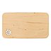 Werbe-Brotzeitbrett Erle mit Edelweiß-Lasercut