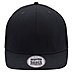 6 Panel Pro Cap in Streetstyle Charakter in Black/Black