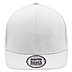 6 Panel Pro Cap in Streetstyle Charakter in White/White
