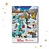 Klassicher Wandadventskalender mit Schokoladenfüllung und großer Werbefläche für individuelle Motive