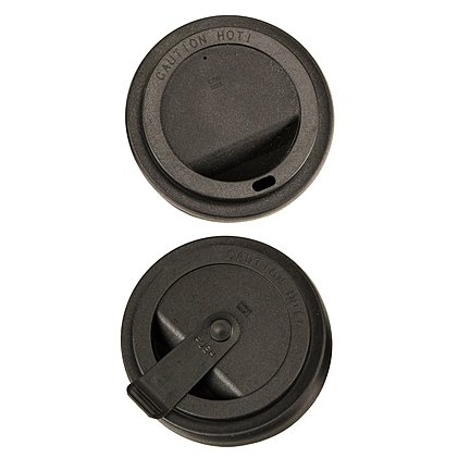 dichter, festsitzender Deckel ohne Verschluss und mit Verschlusslasche (mit Aufpreis)