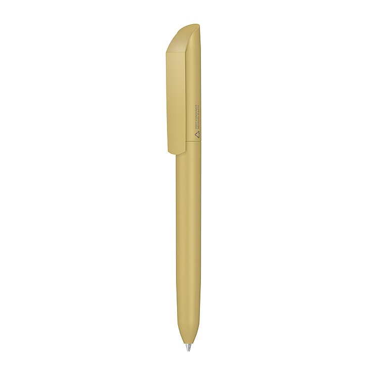 Werbe-Drehkugelschreiber Van Recy in beige