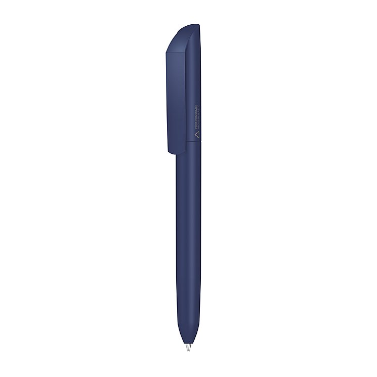 Werbe-Drehkugelschreiber Van Recy in blau