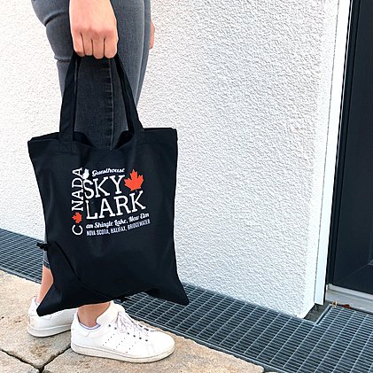 Werbe-Einkaufstasche Herz mit Ihrem individuellem Druck