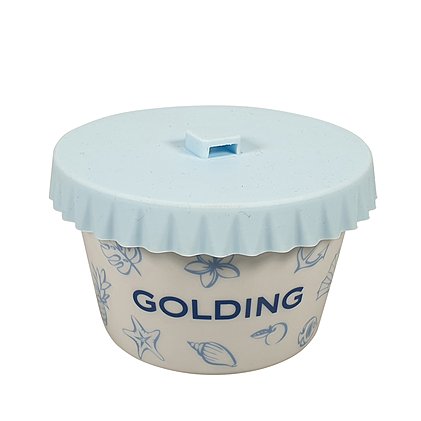 Eisbecher Jogi veredelt mit 2-farbigem Volldekor Transferdruck