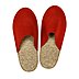 Werbe-Hausschuhe aus Filz in rot