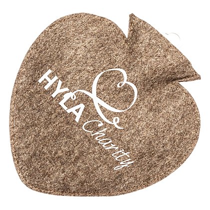 Werbe-Filz-Wärmflasche Lillit aus nachhaltigem PET-Filz