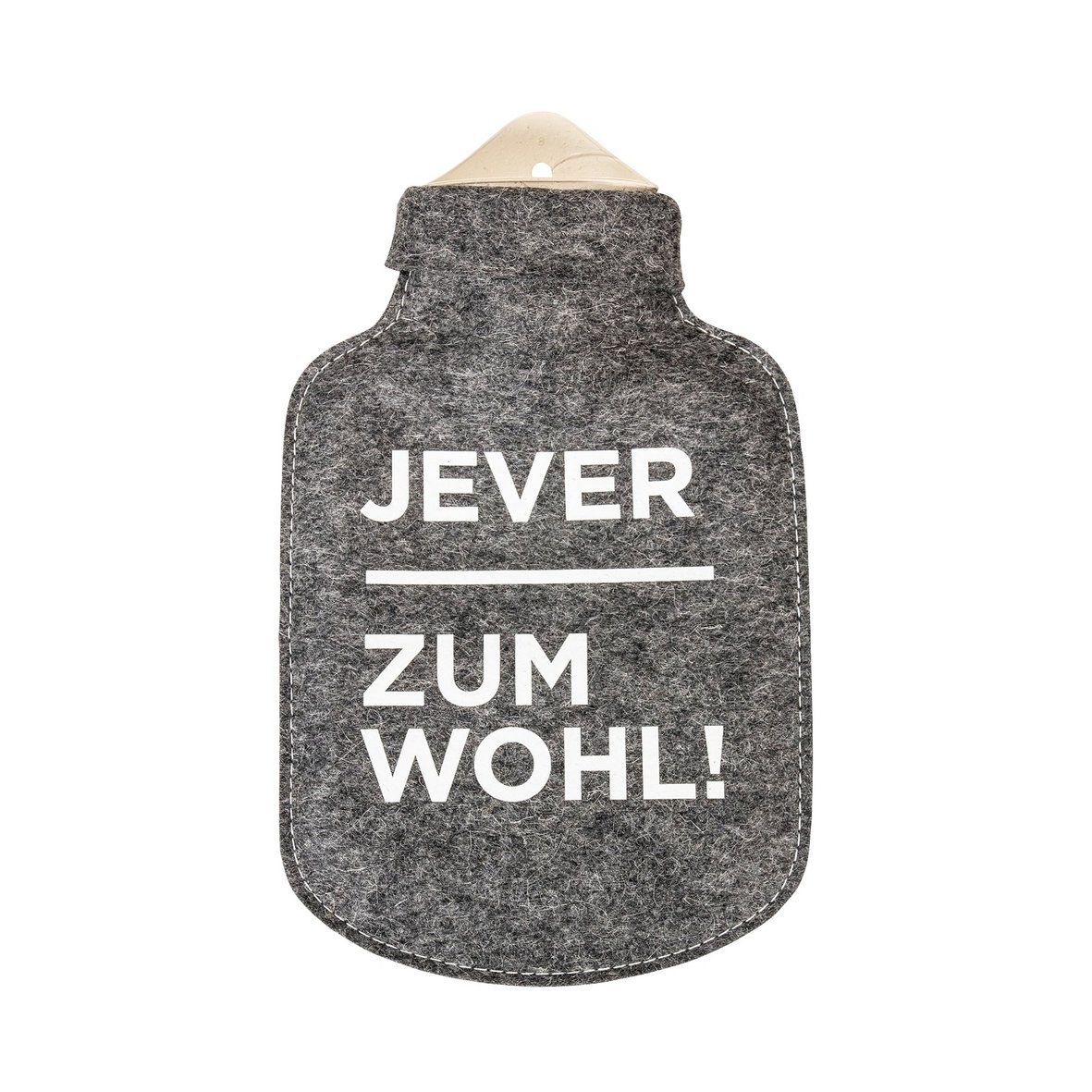 Wärmflaschen aus Filz individuell bedruckt als Werbeartikel