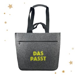XXL Softbasket aus PET Filz mit Transferdruck zur Logoanbringung 