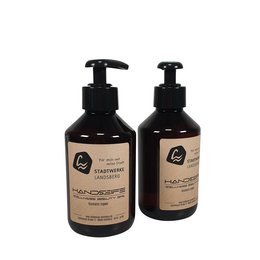 Flüssigseife &quot;Rosmarin-Ingwer&quot; nachfüllbar, in recyceltem Spender