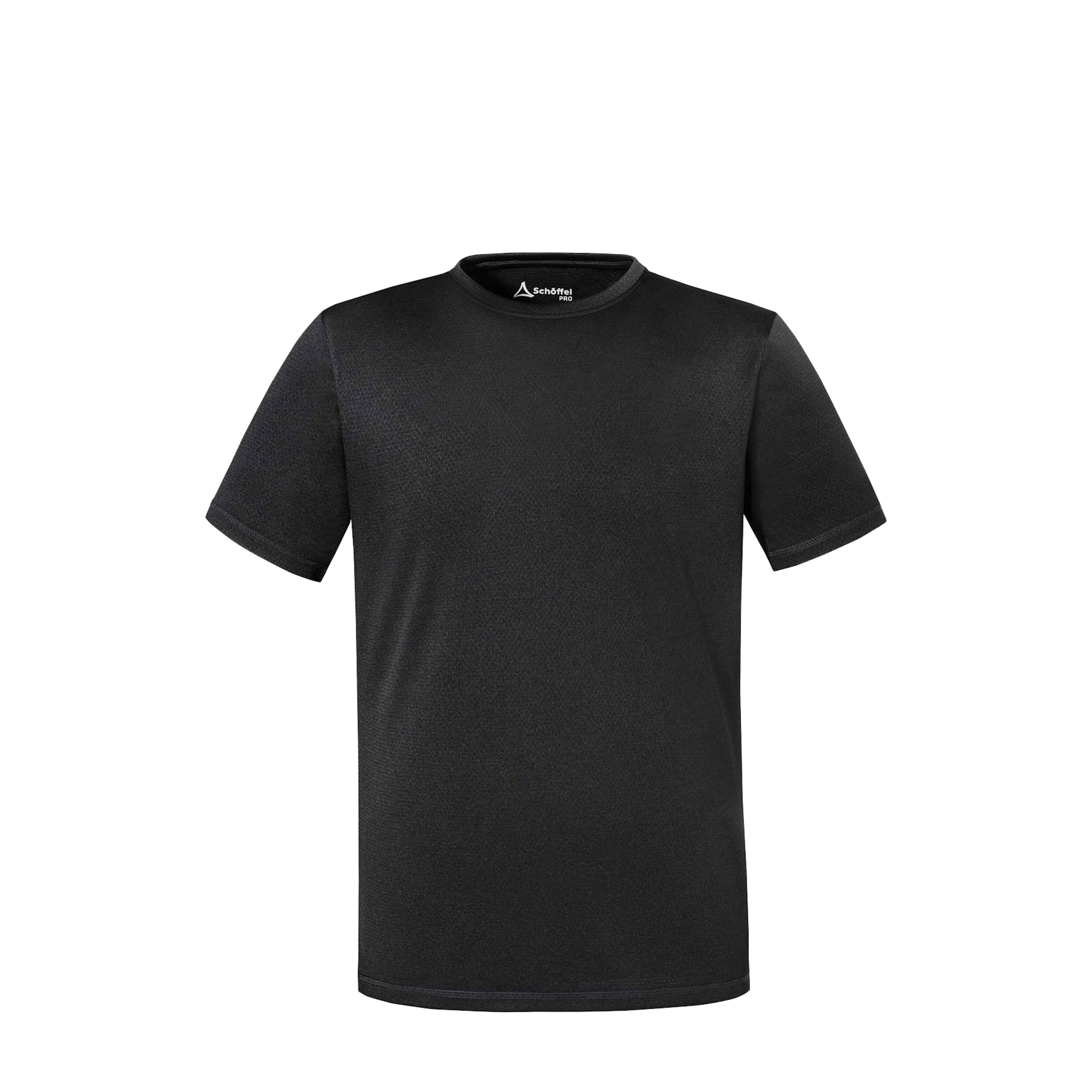 Werbe-Funktionsshirt von Schöffel Pro in schwarz - ideal als Arbeitskleidung und für Laufevents