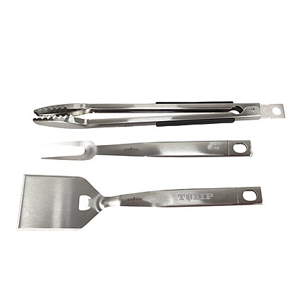 Werbe-Grillbesteck von Grillfürst im 3er-Set