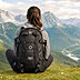 Minimalistischer Outdoor-Rucksack mit Logo zum Wandern für die Outdoorbranche