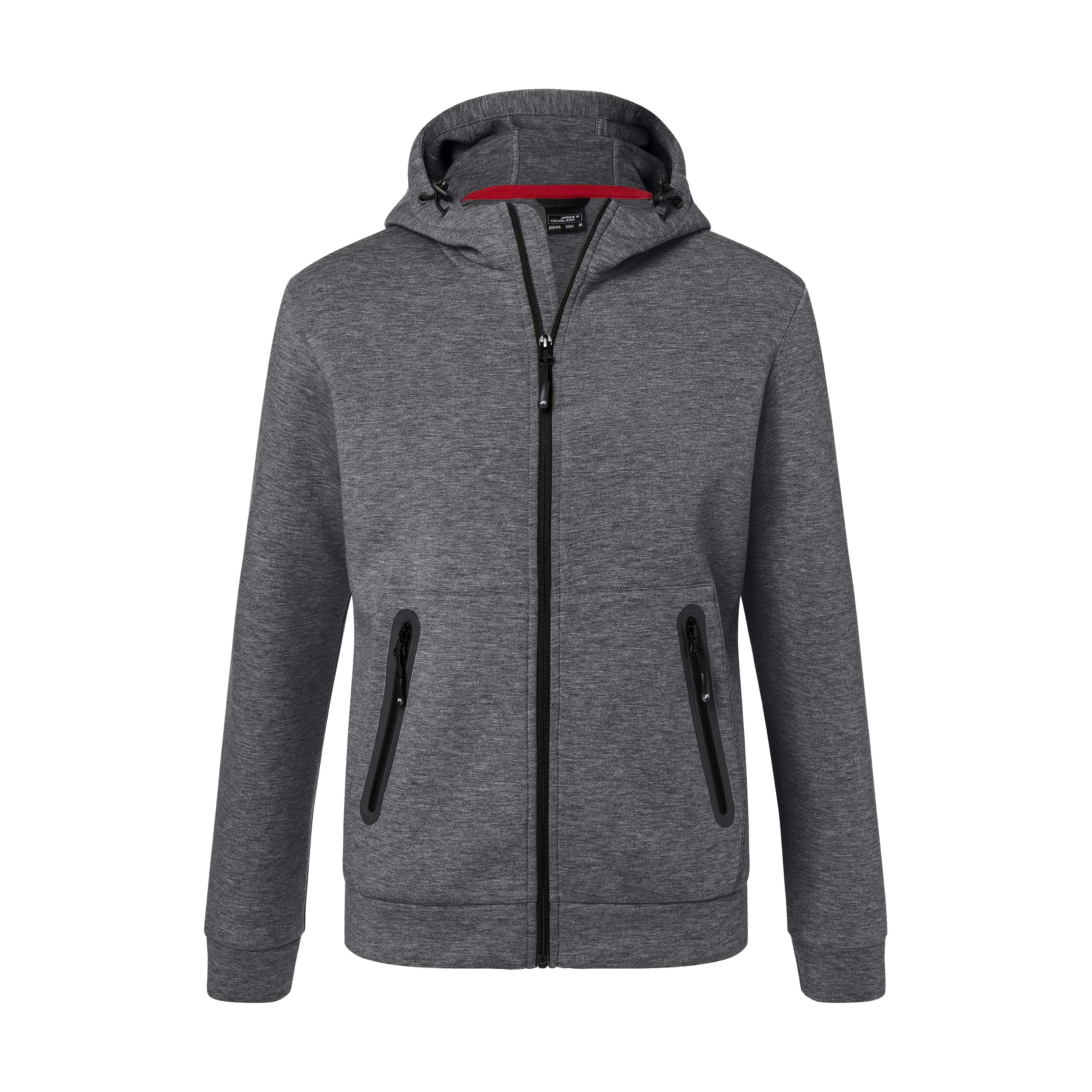Werbe-Kapuzenjacke Hooded Jacked für Herren von vorne