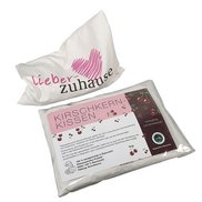 Werbe-Kirschkernkissen mit Logo in Polybeutel mit Einleger 