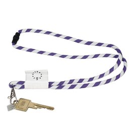 Kordellanyard Twist 2-farbig inkl. Weblabel