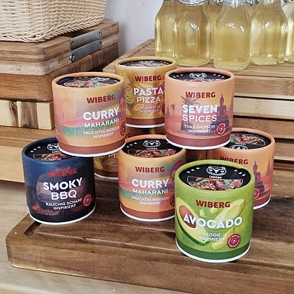 Kräuter- und Gewürzmischungen von WIBERG - große Auswahl feinster Gewürze