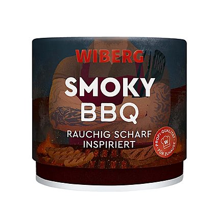 Kräuter- und Gewürzmischungen von WIBERG - Rauchig scharf - Smocky BBQ, 100 g