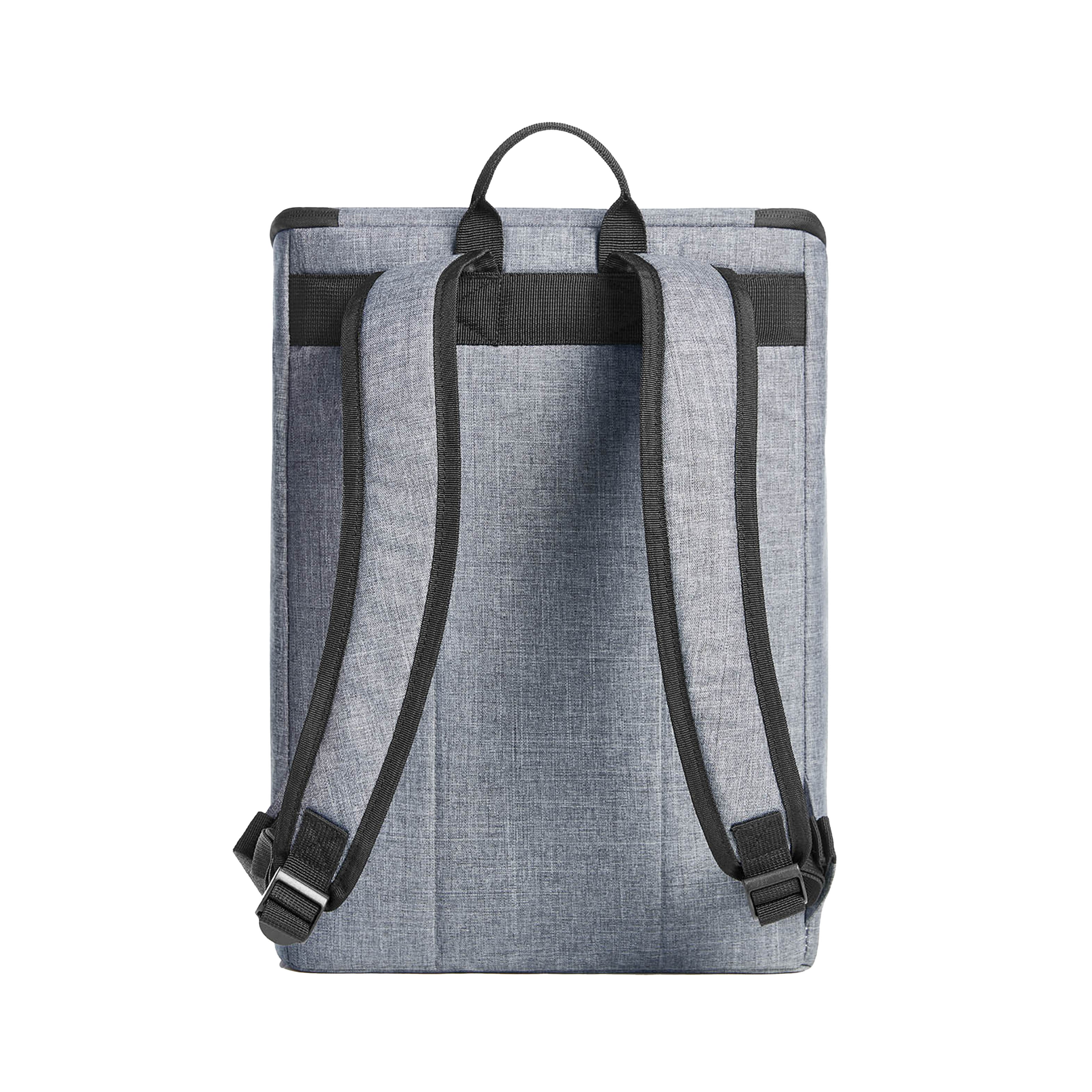 Werbe-Kühlrucksack Trend, Rückseite mit Trägern