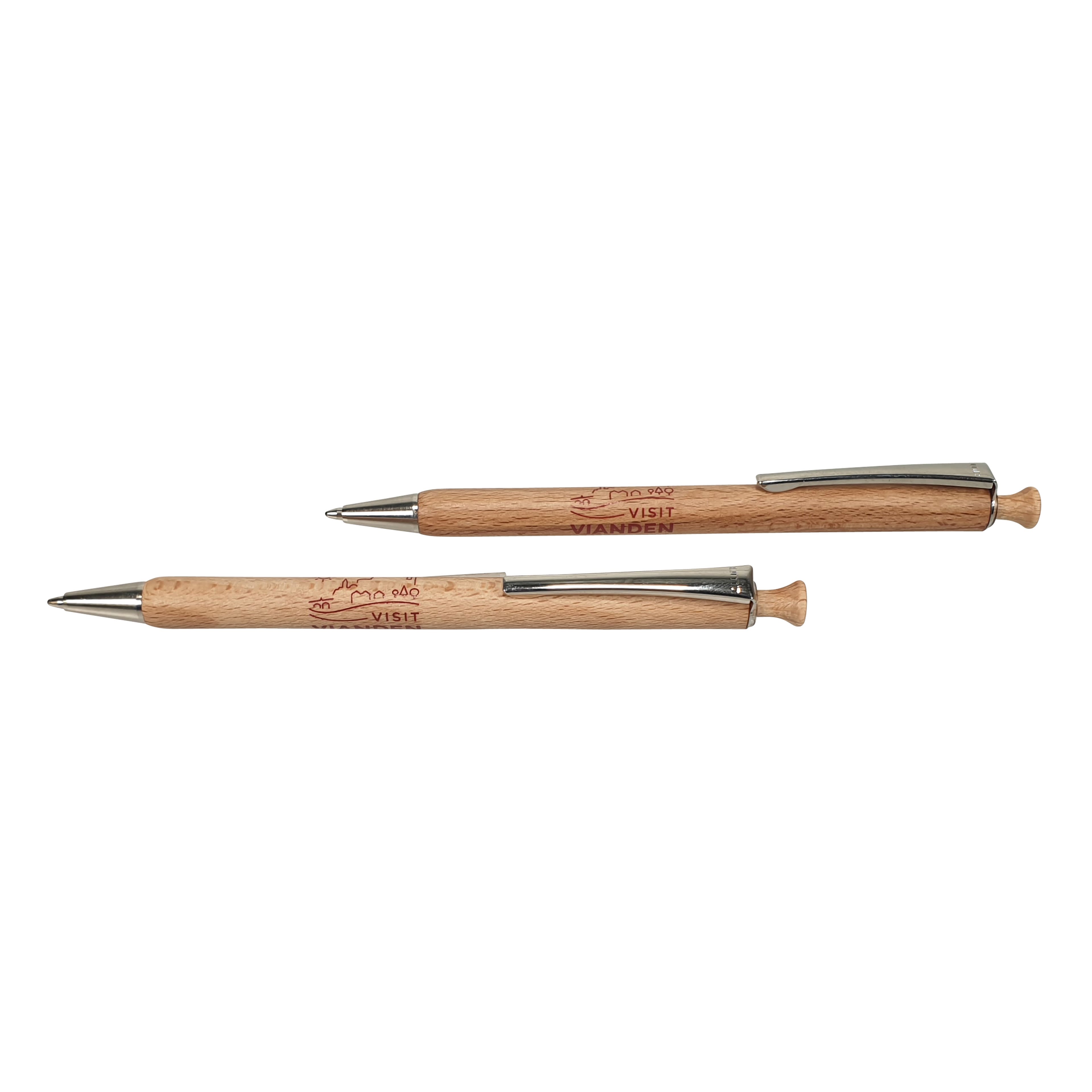 Werbe-Kugelschreiber aus Holz FOREST inkl. 1C Siebdruck