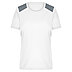 Werbe-Running-Shirt-GRS-Damen in weiß mit reflektierenden Elementen im Schulterbereich