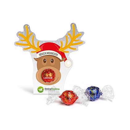 Lindor Kugel von Lindt auf individuell bedruckbarer Kartonage