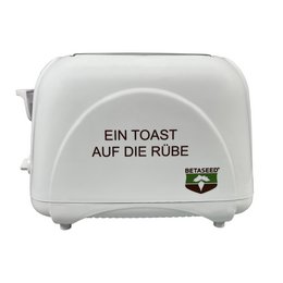 Werbe-Toaster mit individuellem Logo - für beidseitig bedruckten Toast