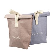 Personalisierte Lunchbag mit Namen der Mitarbeiter - nachhaltig &amp; stylisch