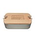 Werbe-Lunchbox aus Edelstahl XL mit geöltem Buchenholzdeckel und Logogravur