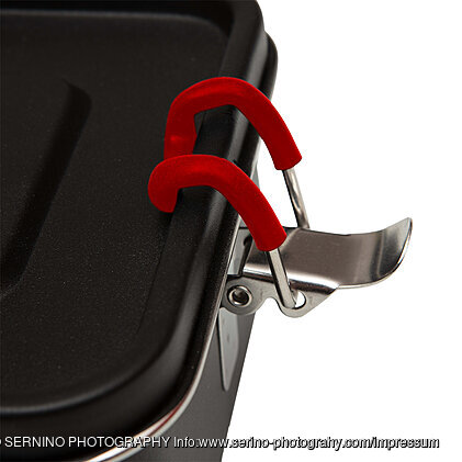 Werbe-Lunchbox aus Edelstahl mit Pulverbeschichtung