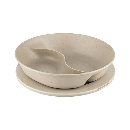 Werbe-Lunchbox Connect Separee geöffnet in nature desert sand