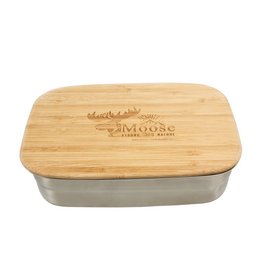 Werbe-Lunchbox Edelstahl mit Lasergravur