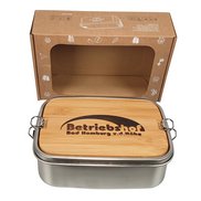 Werbe-Lunchbox Nature Elegance mit Brandstempel