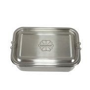Werbe-Lunchbox steel aus Edelstahl 1,56l mit Silikondichtung und Logo Lasergravur