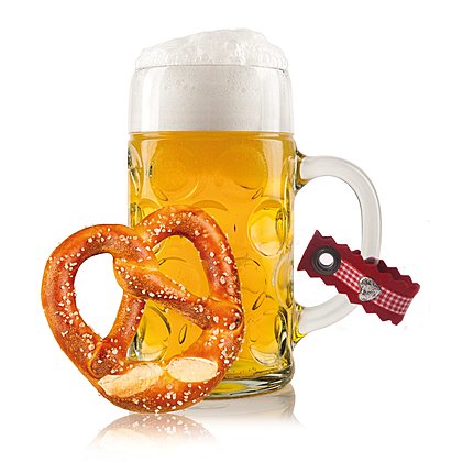 Werbe-Maßkrugbandl Madl mit Charm